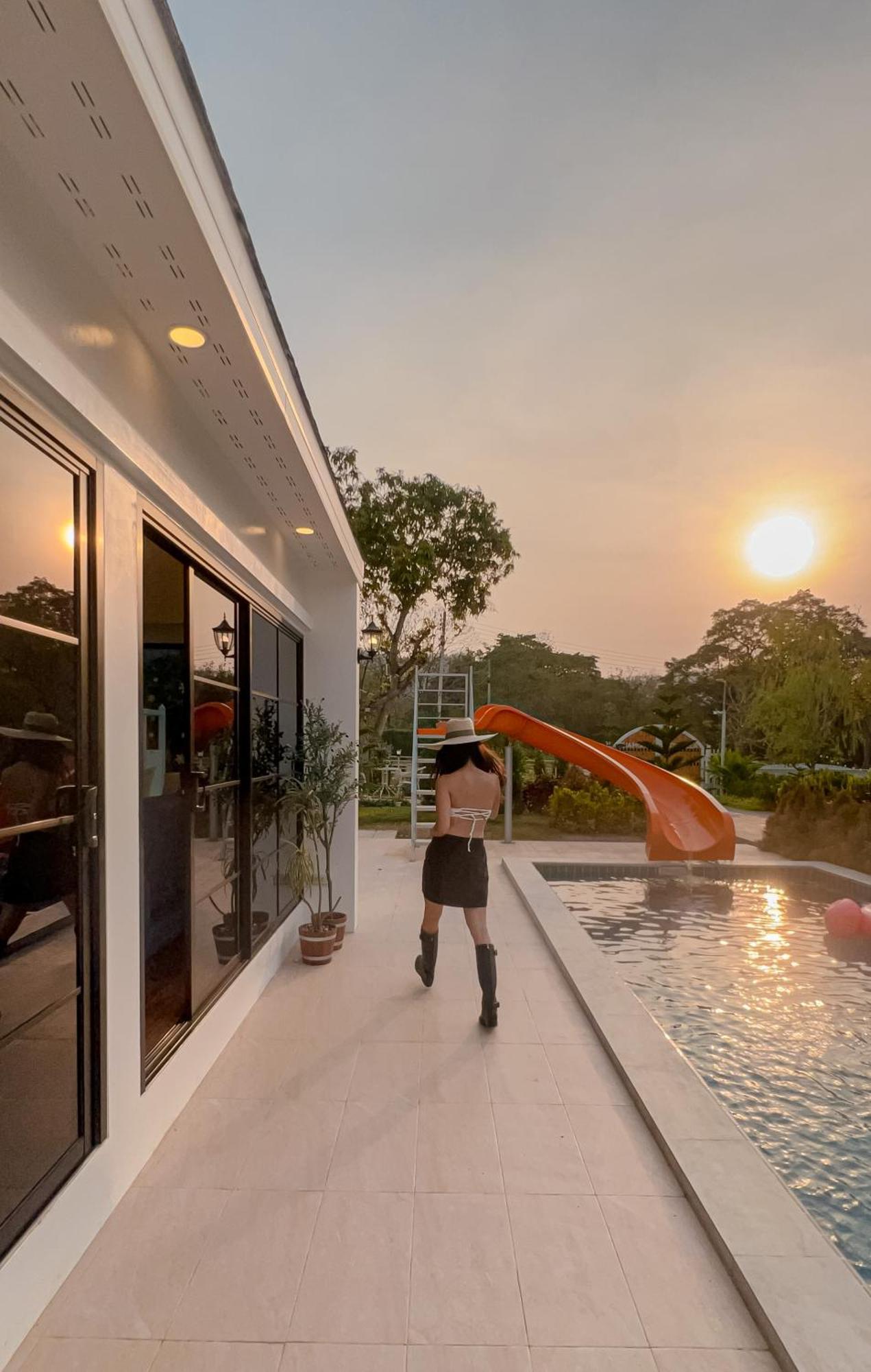 Chamonte Pool Villa Khao Yai Ban Muak Lek Nai Kültér fotó