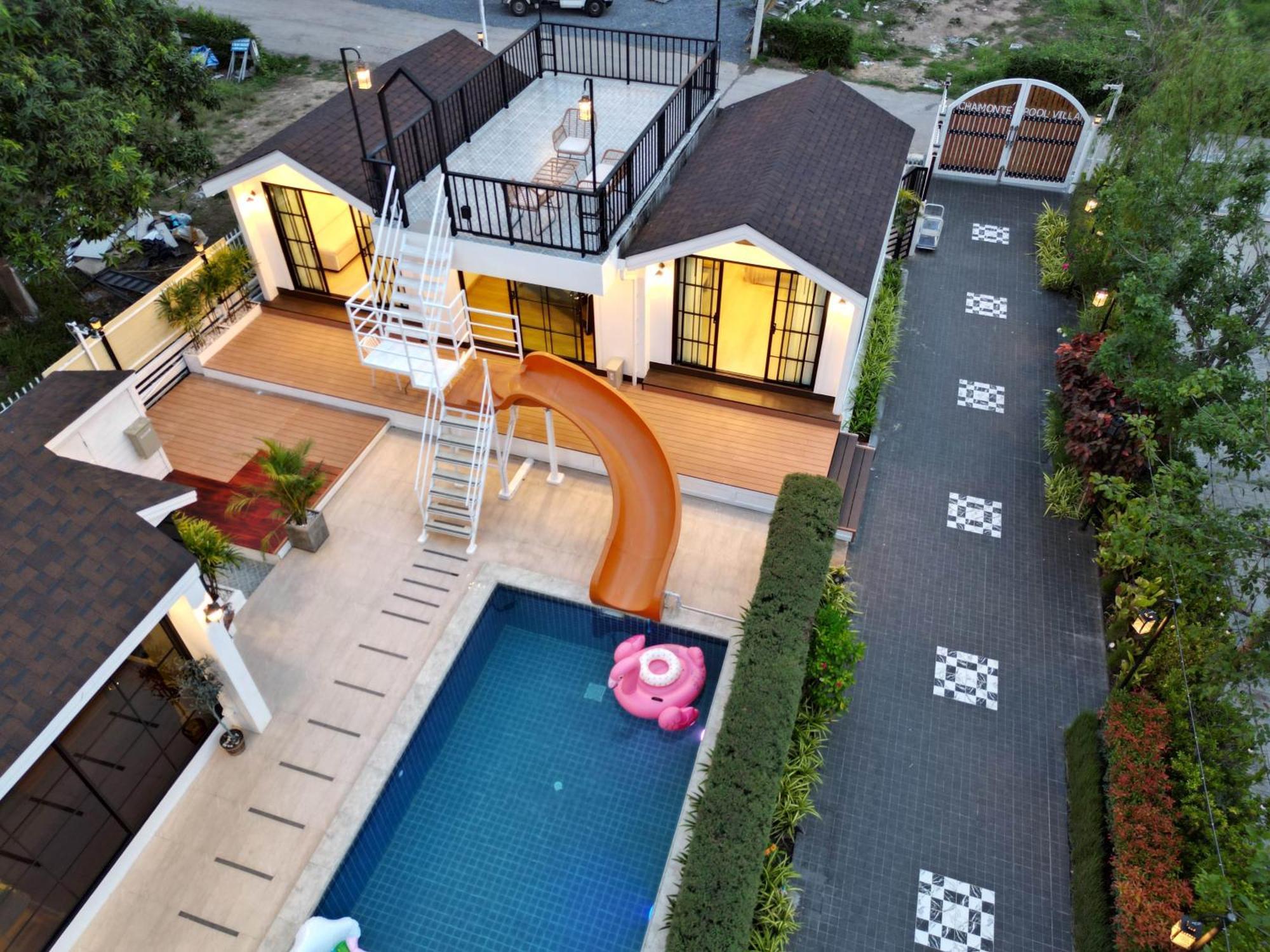Chamonte Pool Villa Khao Yai Ban Muak Lek Nai Kültér fotó