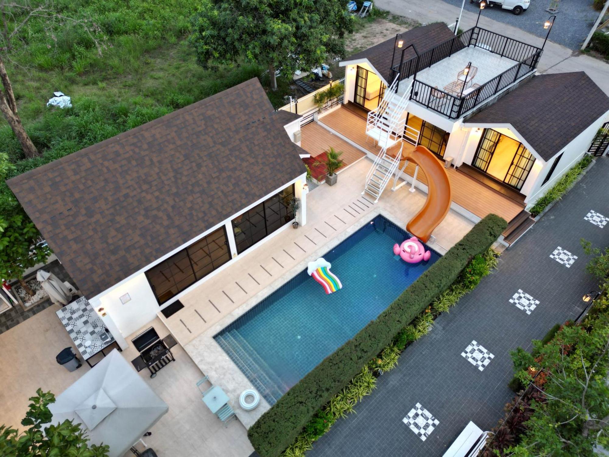Chamonte Pool Villa Khao Yai Ban Muak Lek Nai Kültér fotó